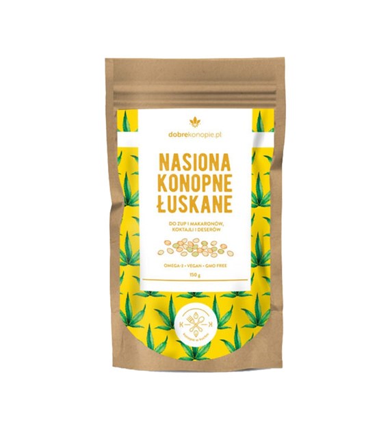 KONOPIE Nasiona konopie łuskane 150g