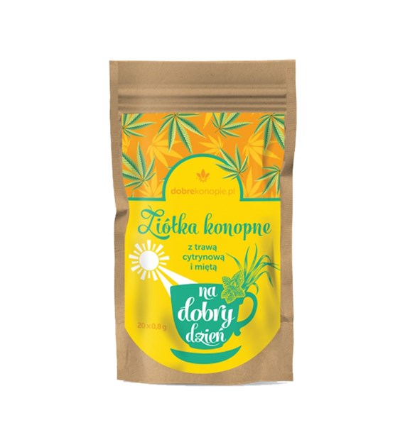 KONOPIE Ziółka na dzień trawa cytrynowa+mięta 20x0,8g
