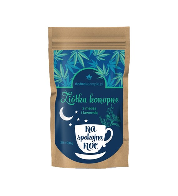 KONOPIE Ziółka na noc melisa+lawenda 20x0,8g