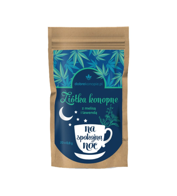 KONOPIE Ziółka na noc melisa+lawenda 20x0,8g
