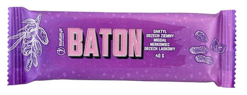KRUKAM Baton daktyl-mix orzechów b/c 40g