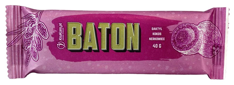 KRUKAM Baton daktyl-nerkowiec-kokos b/c 40g