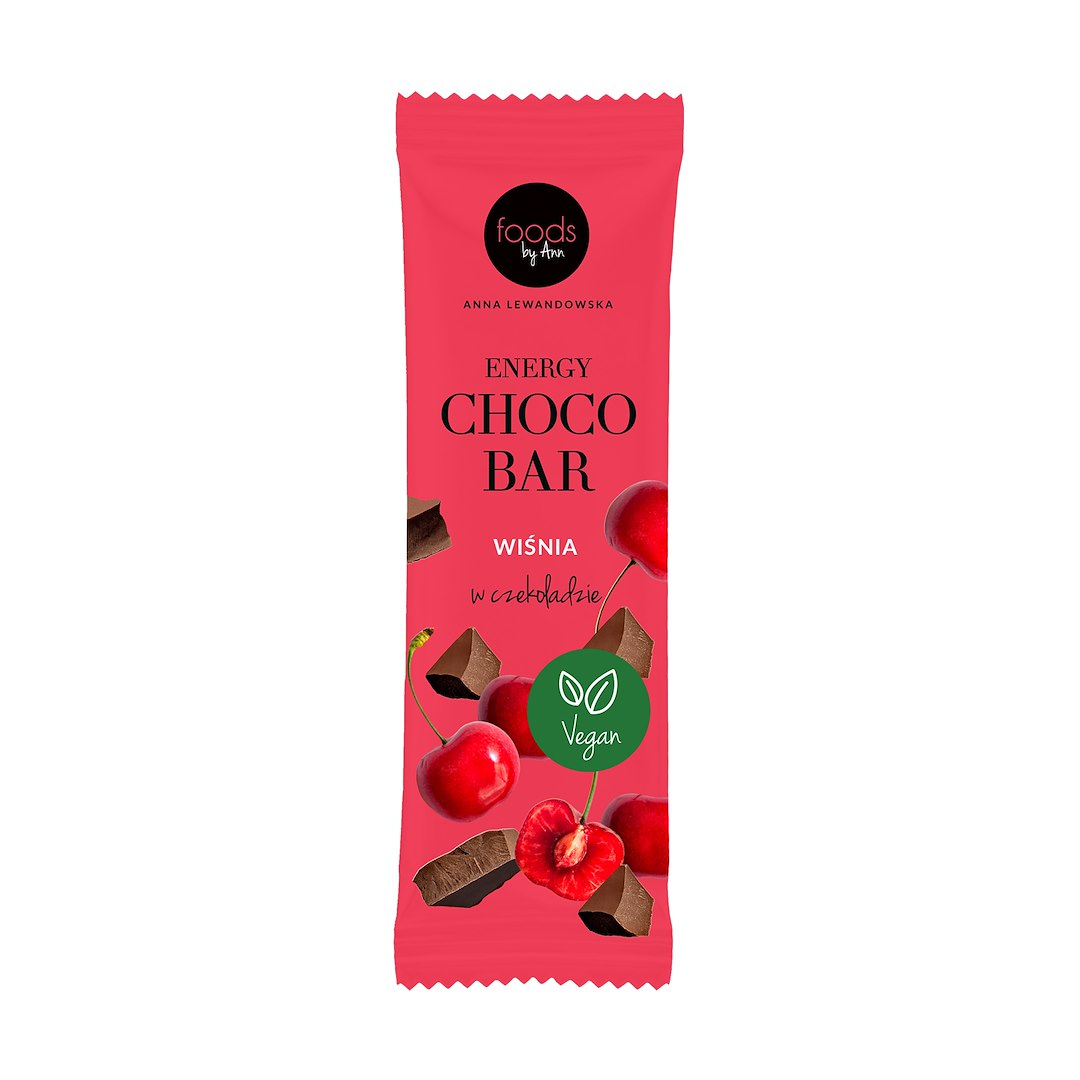 LEVANN Baton choco energy bar wiśnia 35g