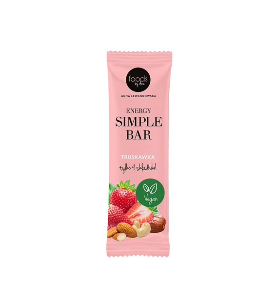 LEVANN Energy Simple Bar Truskawka 35g