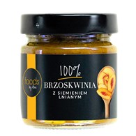 LEVANN Dżem brzoskwinowy z siemieniem ln. 200g