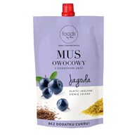 LEVANN Mus jagoda, płatki jaglane, siemię lniane 100g