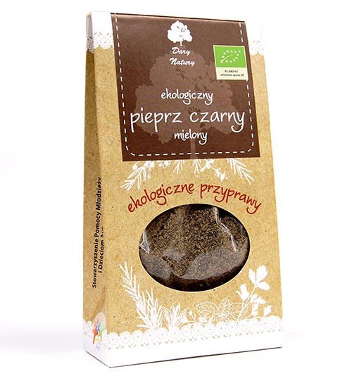 DARY NATURY Eko Pieprz czarny mielony 50g
