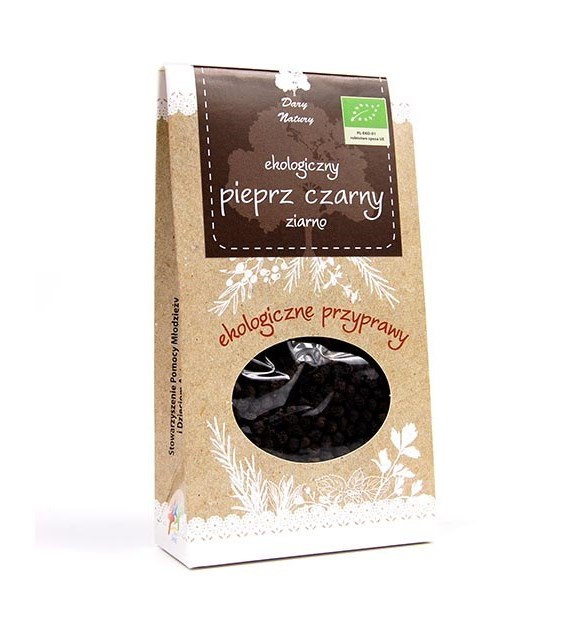 DARY NATURY Eko Pieprz czarny ziarno 50g