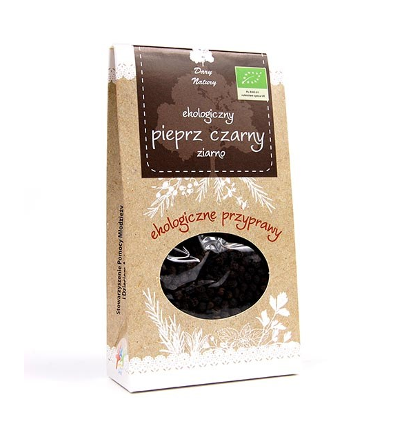 DARY NATURY Eko Pieprz czarny ziarno 50g