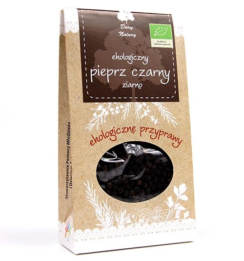 DARY NATURY Eko Pieprz czarny ziarno 50g