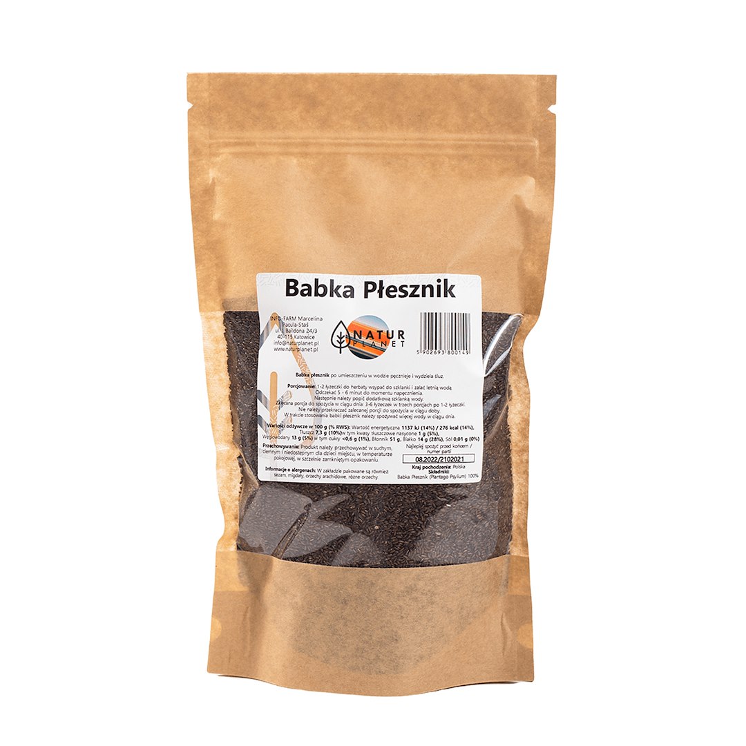 NATUR PLANET Babka płesznik nasiona 250g