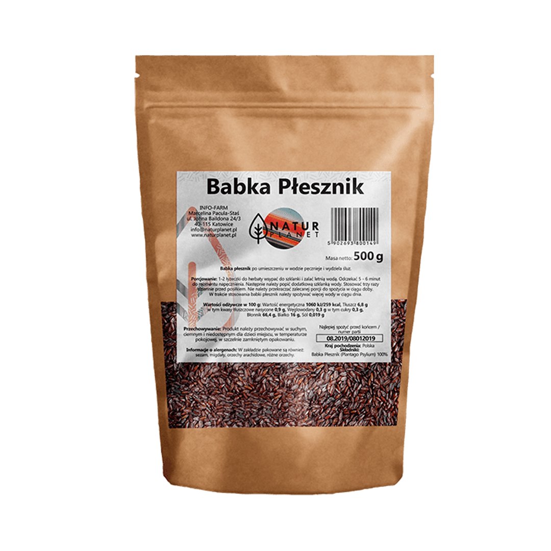 NATUR PLANET Babka płesznik nasiona 500g
