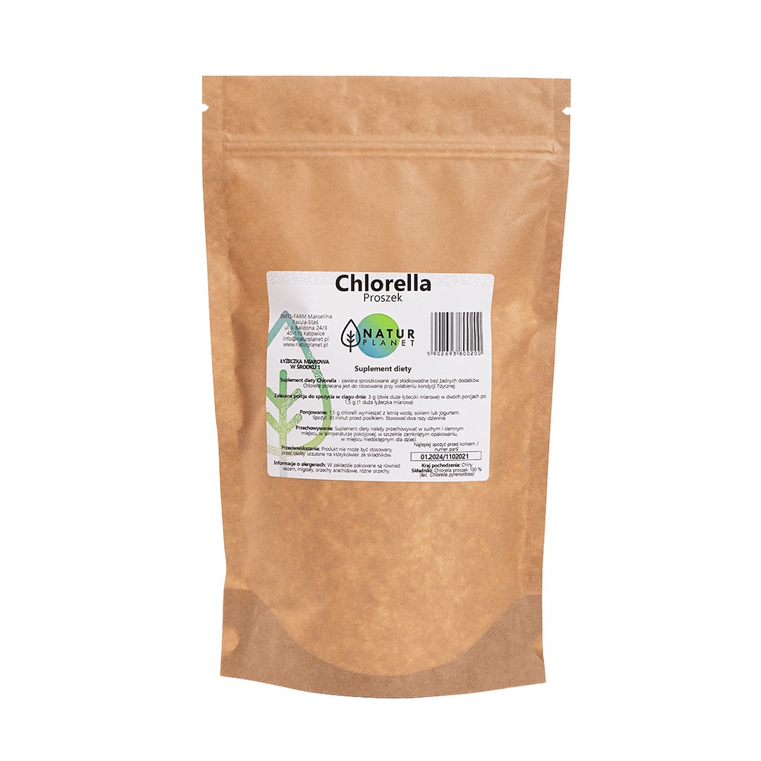NATUR PLANET Chlorella proszek 100g
