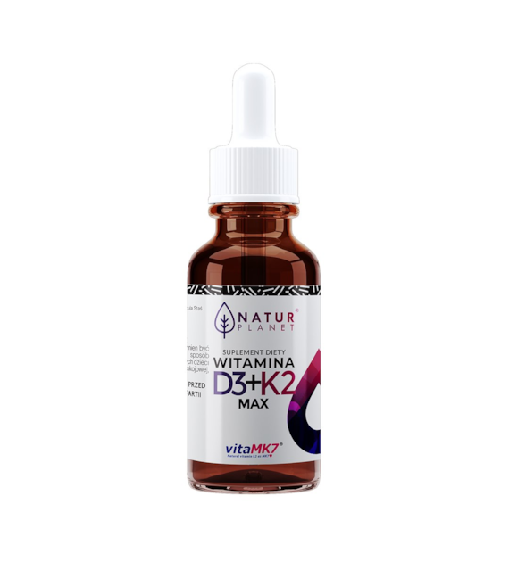 NATUR PLANET Krople witam.d3+k2mk7 max 30ml