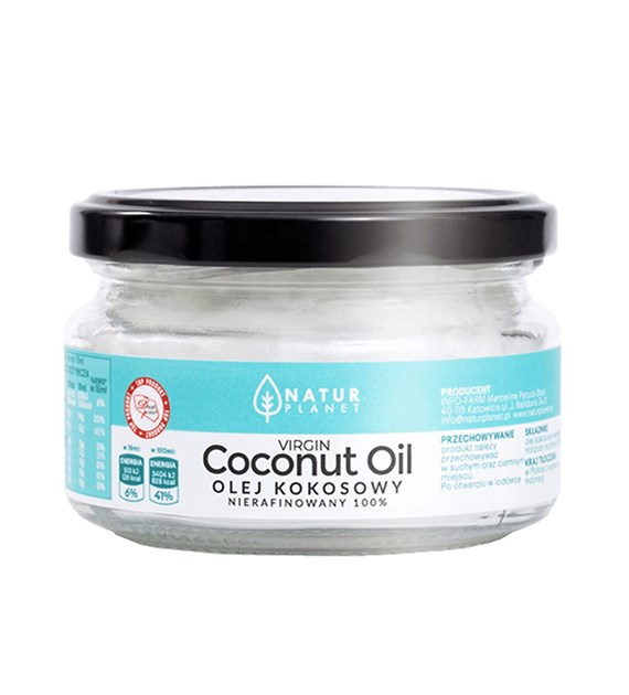 NATUR PLANET Olej kokosowy extra virgin 200ml