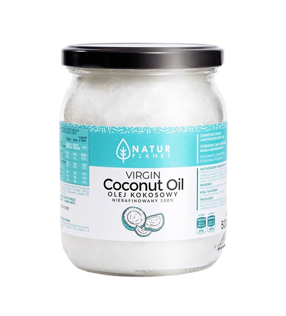NATUR PLANET Olej kokosowy extra virgin 500ml