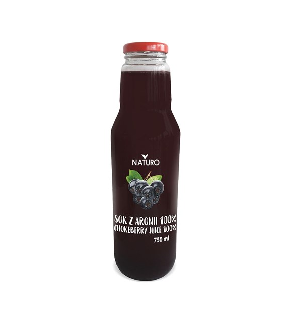 NATURO Sok z aronii 100% 750ml