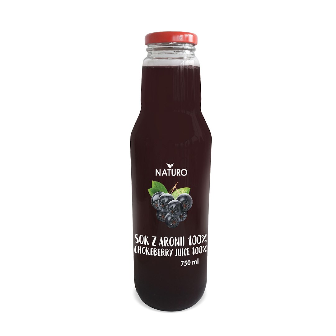 NATURO Sok z aronii 100% 750ml
