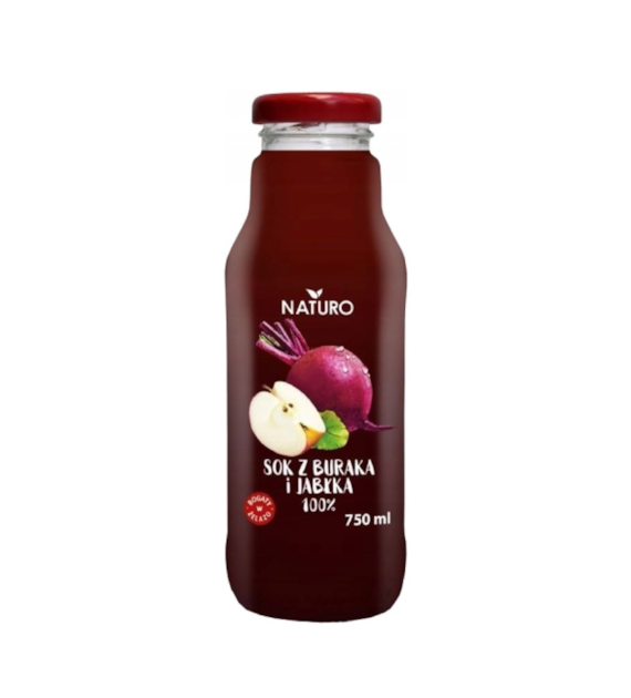 NATURO Sok z burak- Jabłko 100% 750ml