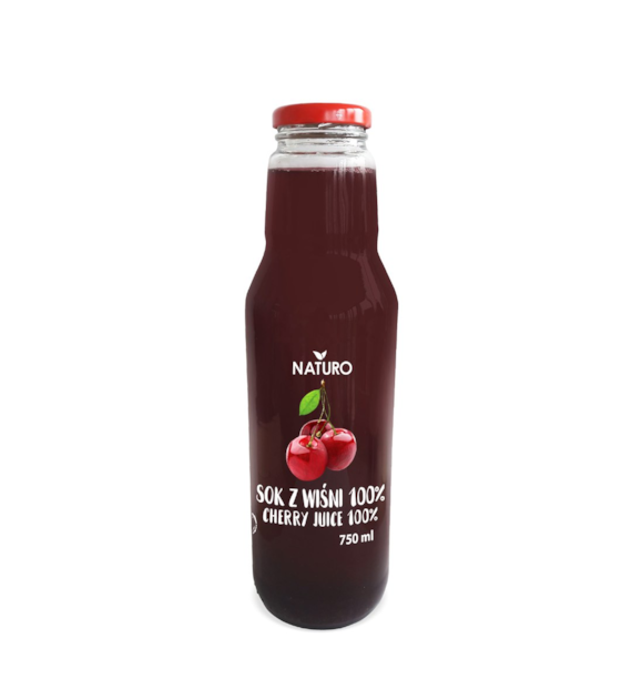 NATURO Sok z wiśni 100% 750ml