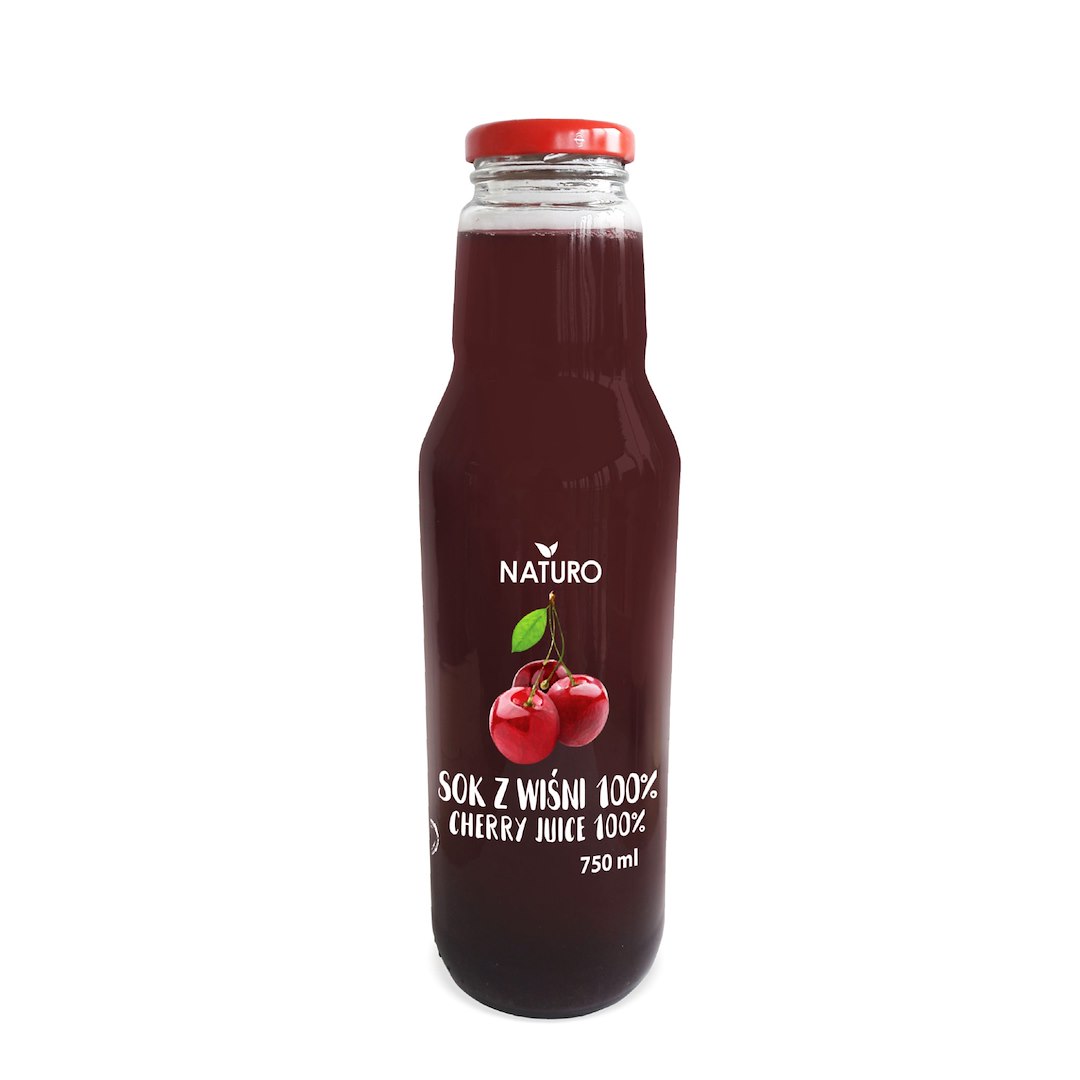 NATURO Sok z wiśni 100% 750ml