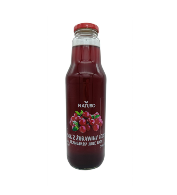 NATURO Sok z żurawiny 100% 300ml