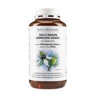 SANCT BERNHARD Olej z czarnuszki 500 mg  - 400 kapsułek