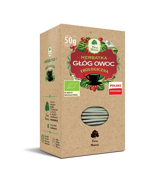 DARY NATURY Głóg owoc 25x2g EKO