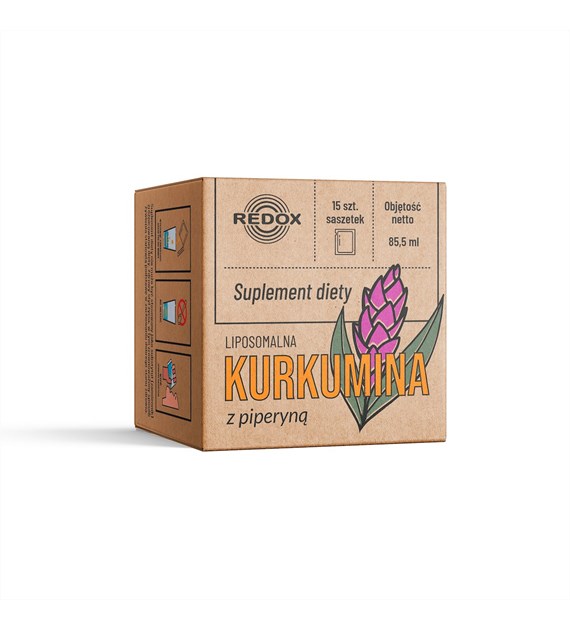 RED-OX Kurkumina z pip liposomalna