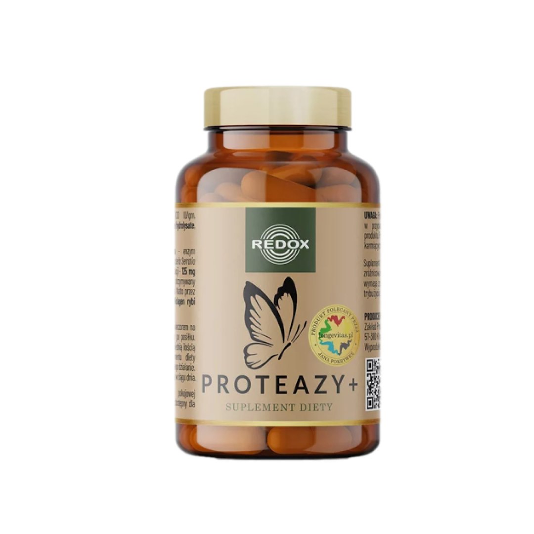 RED-OX Proteazy+ 60 kaps