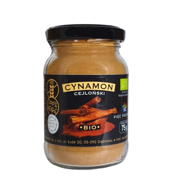 PIĘĆ PRZEMIAN Cynamon cejloński BIO b/g 75g