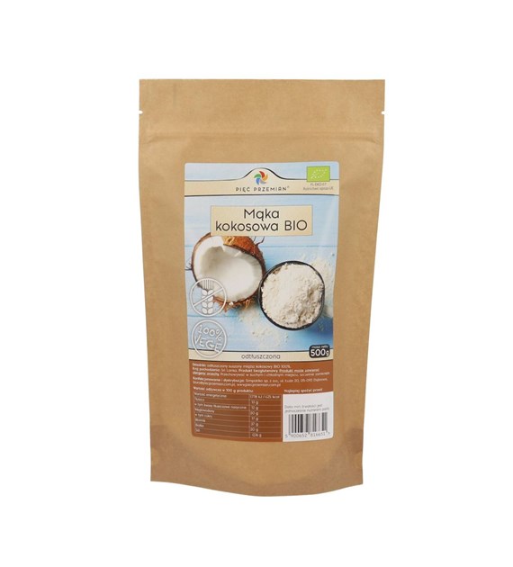 PIĘĆ PRZEMIAN Mąka kokosowa BIO 500g