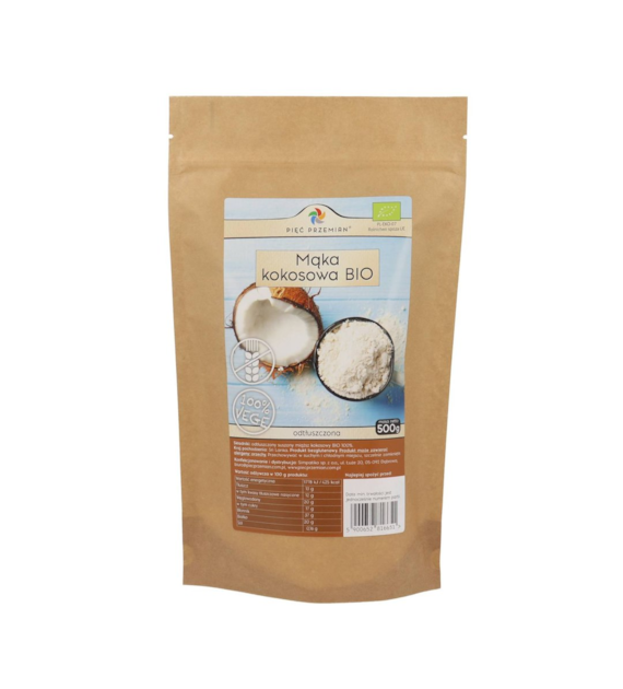 PIĘĆ PRZEMIAN Mąka kokosowa BIO 500g