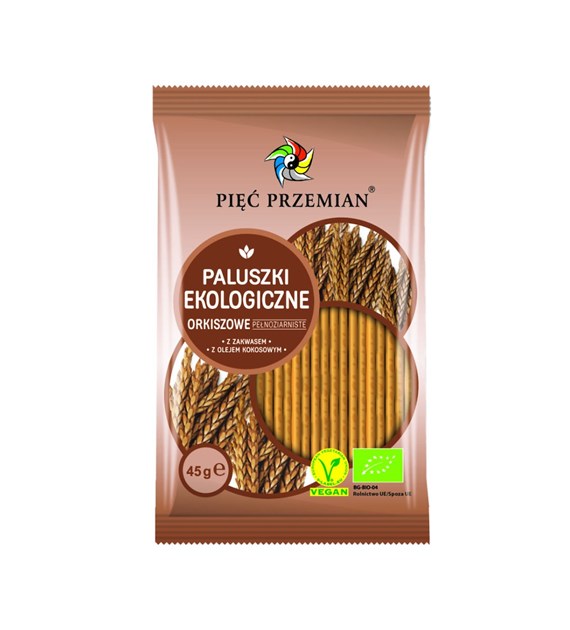 PIĘĆ PRZEMIAN Paluszki orkiszowe BIO 45g
