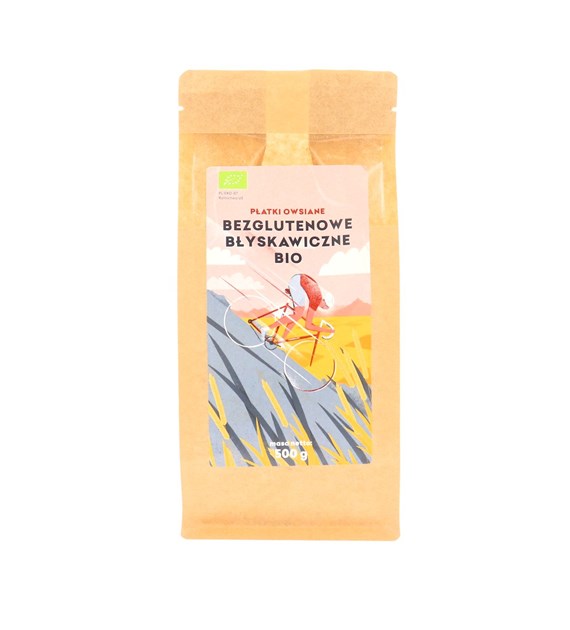 PIĘĆ PRZEMIAN Płatki owsiane błyskawiczne b/g BIO 500g