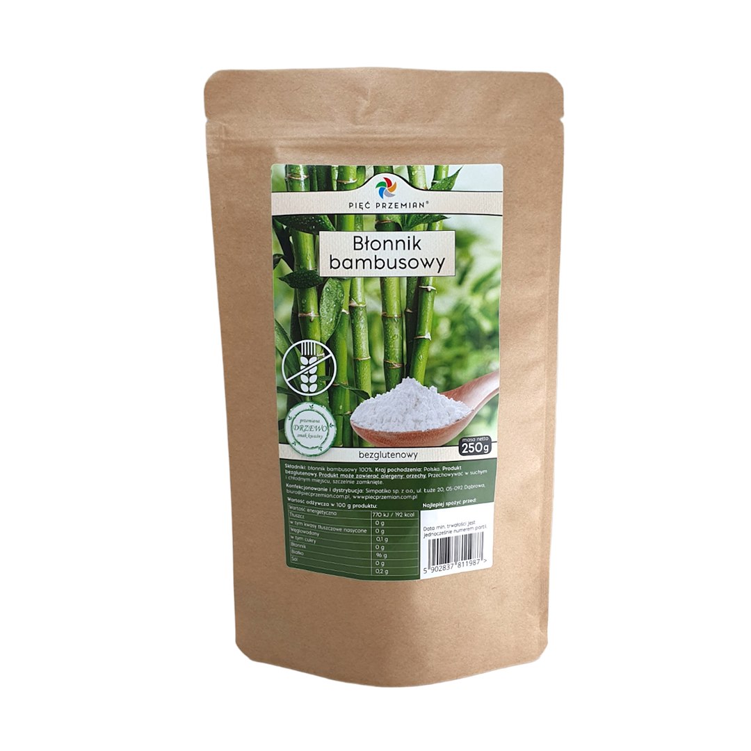 PIĘĆ PRZEMIAN Błonnik bambusowy 250g