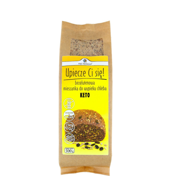PIĘĆ PRZEMIAN Keto chleb b/g 500g