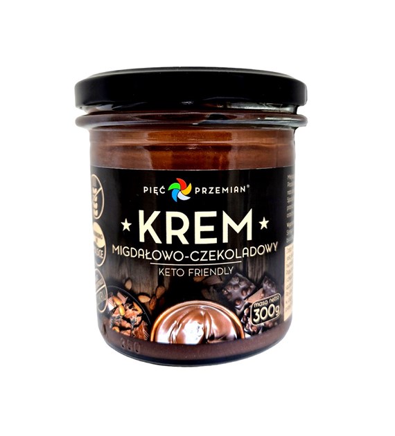 PIĘĆ PRZEMIAN Keto krem migdał czekolada 300g