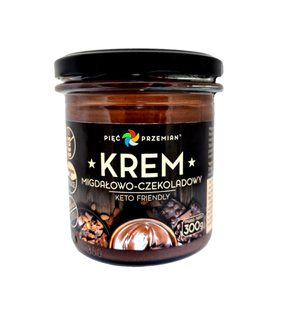 PIĘĆ PRZEMIAN Keto krem migdał czekolada 300g