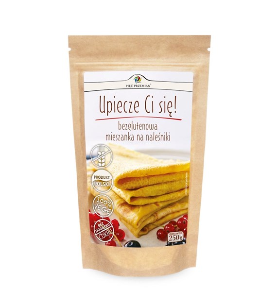 PIĘĆ PRZEMIAN Mieszanka naleśniki b/g 250g