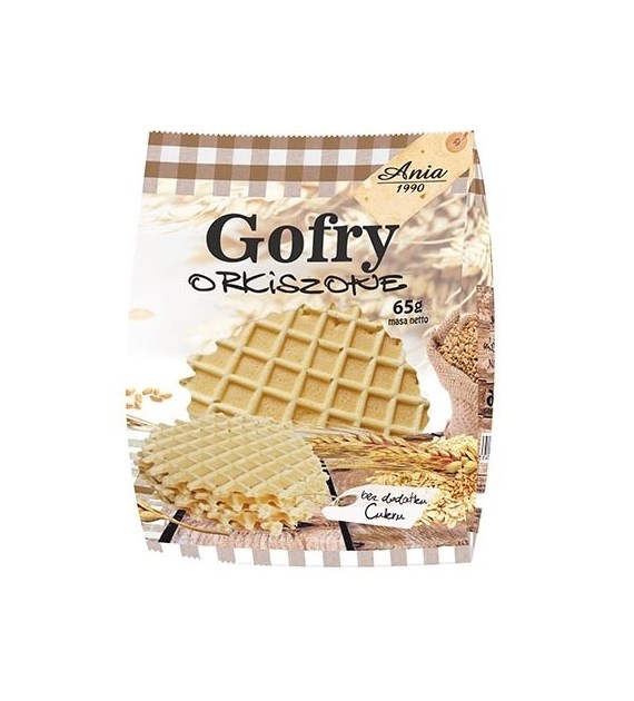 ANIA Gofry orkiszowe b/c 65g