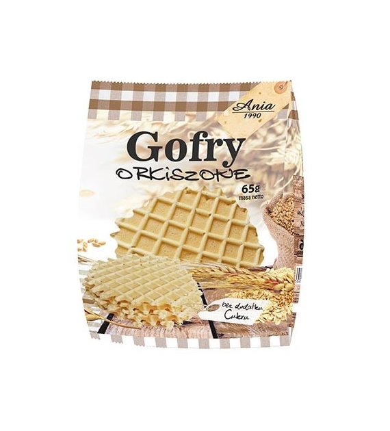 ANIA Gofry orkiszowe b/c 65g
