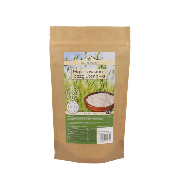 PIĘĆ PRZEMIAN Mąka owsiana 500g