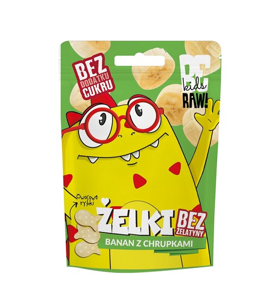 PURELLA Kids Żelki banan z chrupkami 35g