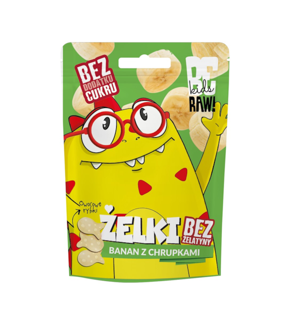 PURELLA Kids Żelki banan z chrupkami 35g