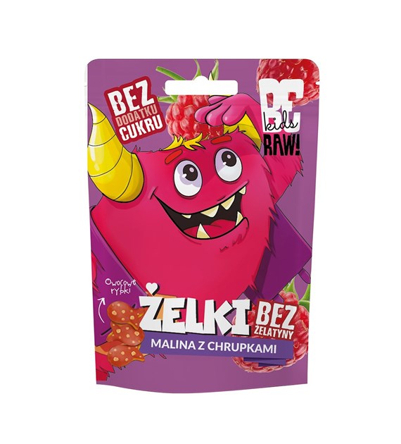 PURELLA Kids Żelki malina z chrupkami 35g
