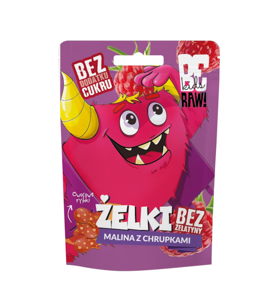 PURELLA Kids Żelki malina z chrupkami 35g