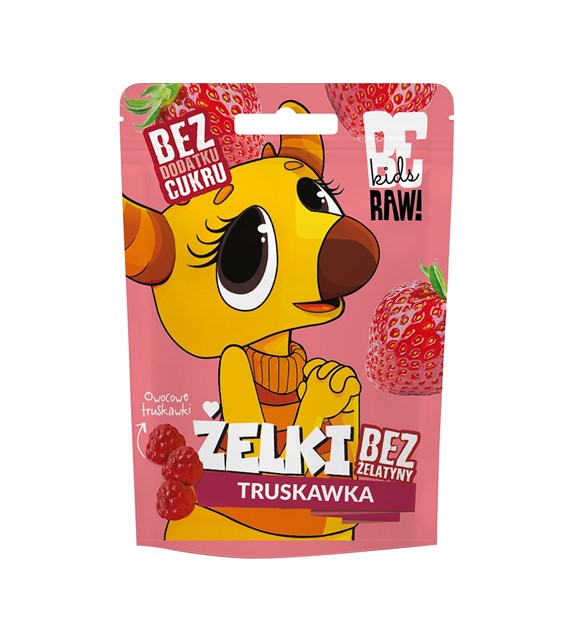 PURELLA Kids Żelki truskawka 35g