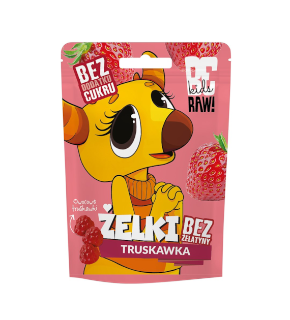 PURELLA Kids Żelki truskawka 35g