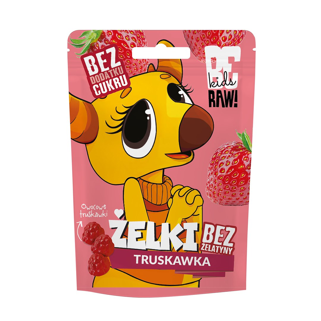 PURELLA Kids Żelki truskawka 35g